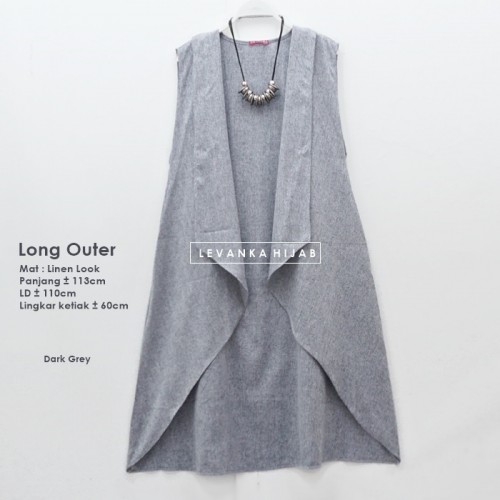 CCm-011 Long Outer Linen Look